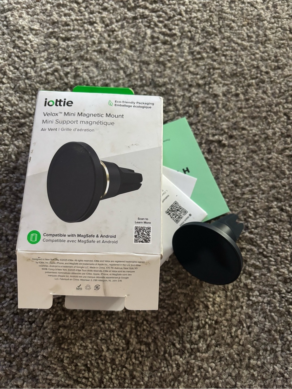 iOttie Velox Mini Magnetic Car Vent Mount - Black
